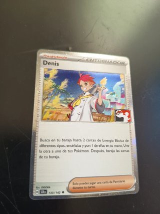 Carta Pokémon Denis 133/142 Entrenador Holo PPS7
