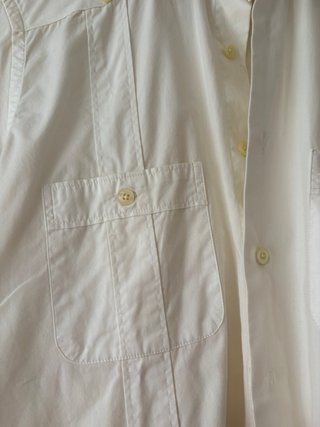 Camisa Guayabera London Talla M Blanca