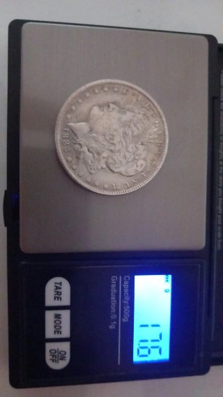 Réplica Dólar Morgan 1883