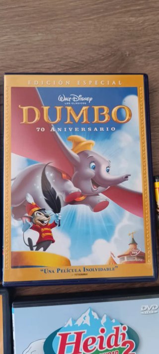 7 DVDs Películas Infantiles Disney y Heidi