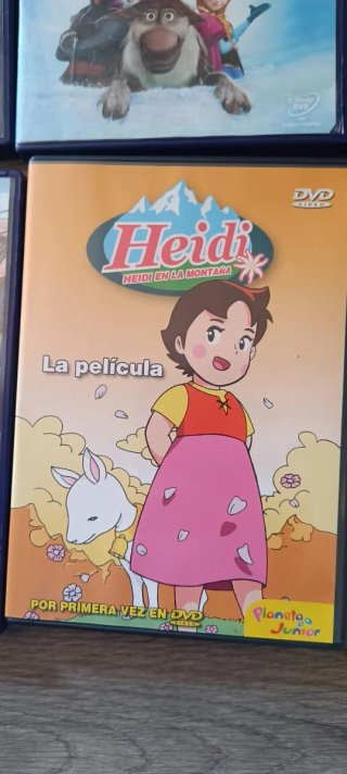 7 DVDs Películas Infantiles Disney y Heidi