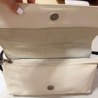 Bolso PUNTOTRES piel blanco