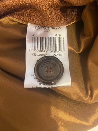Gilet Lungo Doppiopetto Camomilla Italia – Tg. 42/