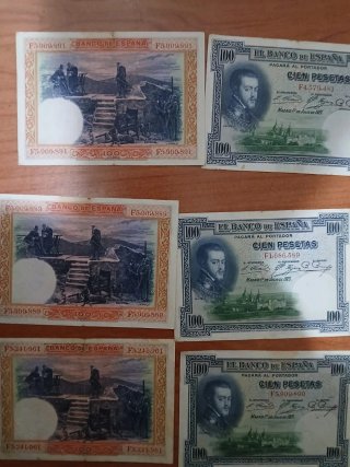 Billetes antiguos España 50 céntimos 1937