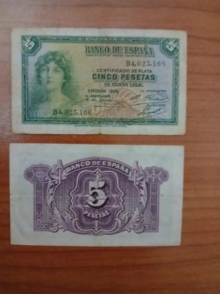 Billetes antiguos España 50 céntimos 1937