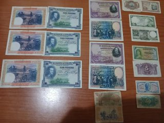 Billetes antiguos España 50 céntimos 1937