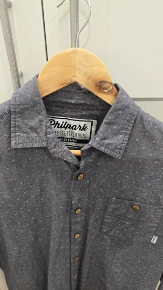 Camisa Casual Philpark Gris