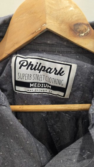 Camisa Casual Philpark Gris