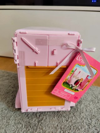 Remolque para caballos rosa
