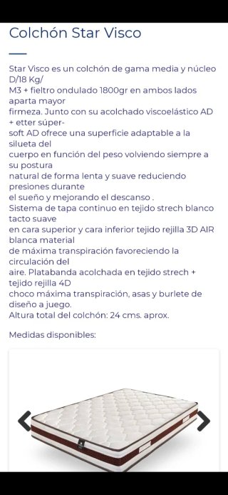 Colchón Camper Autocaravana