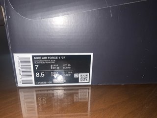 Nike Air Force 1 '07 Talla 41 Azul Blanco