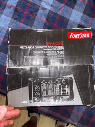 Fonestar SM-505U Mezclador DJ 2 Canales