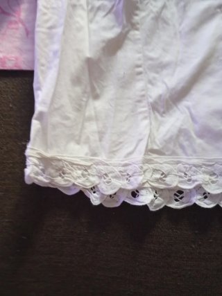 Camicia vintage da donna con pizzi