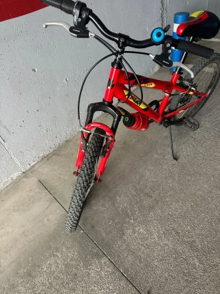 Bicicleta Infantil Roja Jwenti Junior