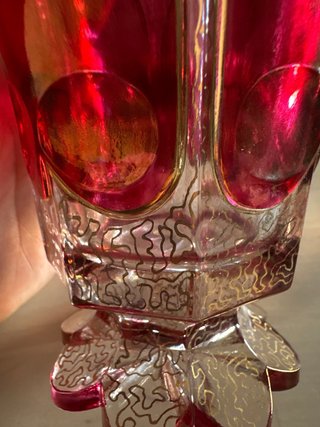 Vaso/copa cristal de bohemia