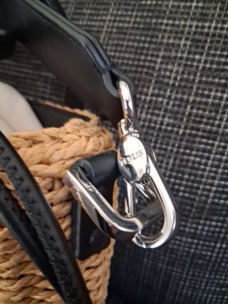 Bolso Capazo Tous Natural y negro. No negociable