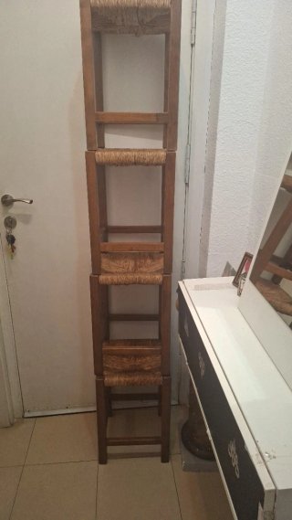 Sillas de anea apilables madera