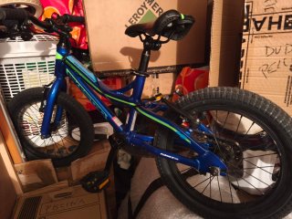 Bicicleta infantil azul 4/6 años