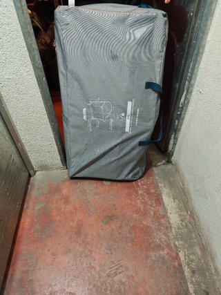 Mesa armario plegable camping Quechua