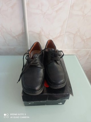 Zapatos de piel negros