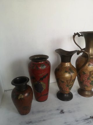 Jarrón de Bronce Hecho en India
