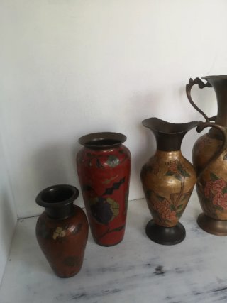 Jarrón de Bronce Hecho en India