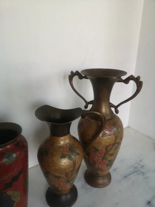 Jarrón de Bronce Hecho en India