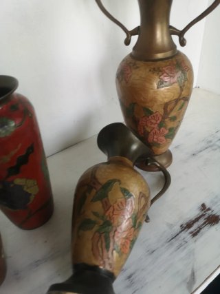 Jarrón de Bronce Hecho en India