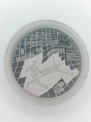 Moneda 1000 pesetas Mundial 98