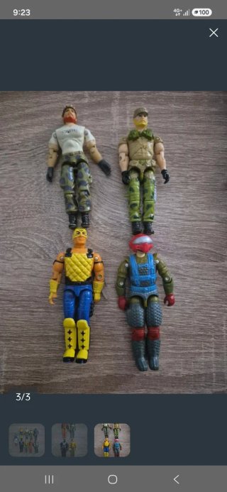 Lote Figuras Gijoe.