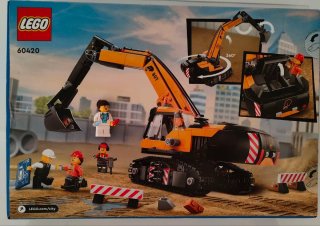 LEGO City 60420 Excavadora Construcción
