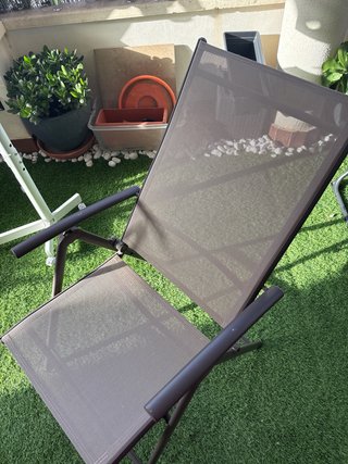 Sillón reclinable terraza