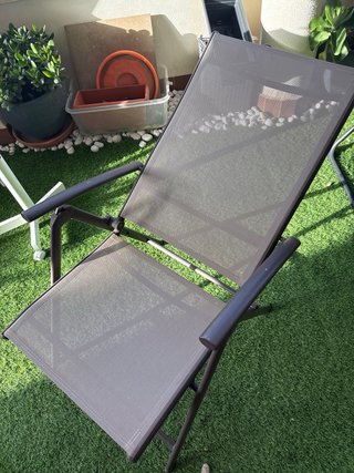 Sillón reclinable terraza
