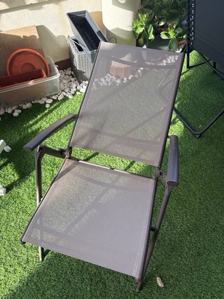 Sillón reclinable terraza