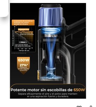 Aspiradora Inalámbrica Nueva - Accesorios