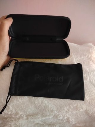 Funda para gafas Polaroid amarilla