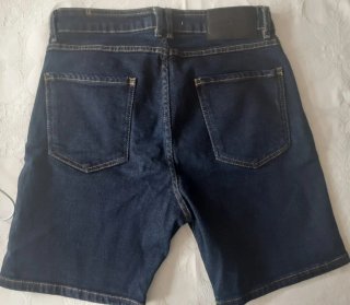 Shorts vaqueros Zara azul oscuro