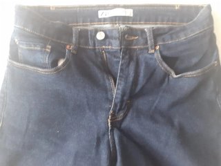 Shorts vaqueros Zara azul oscuro