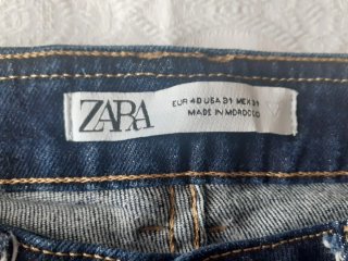 Shorts vaqueros Zara azul oscuro