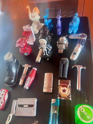 Colección de mecheros a gas
