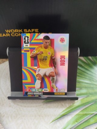 Cromo James Rodríguez Panini ICON