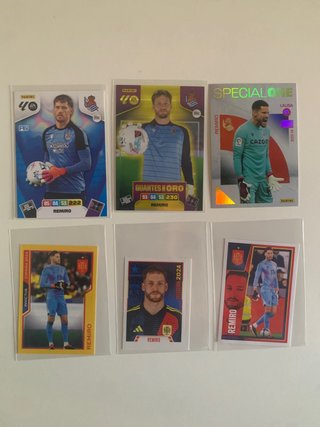 Cromos de fútbol Remiro