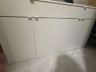 Mueble de entrada blanco