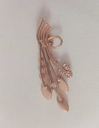 Lote broches vintage, años 50. Alta bisutería