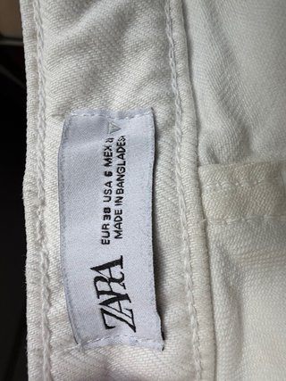 Pantalón vaquero blanco