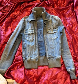 Chaqueta Vaquera MNG Azul