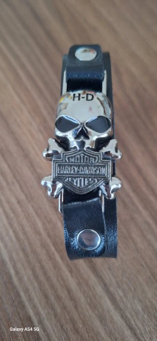 Braccialetto Harley Davidson Teschio e Logo