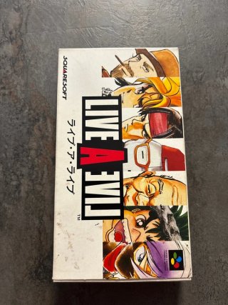 Live A Live Square SNES RPG Caja