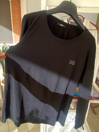 Maglietta Liu Jo nera con strass