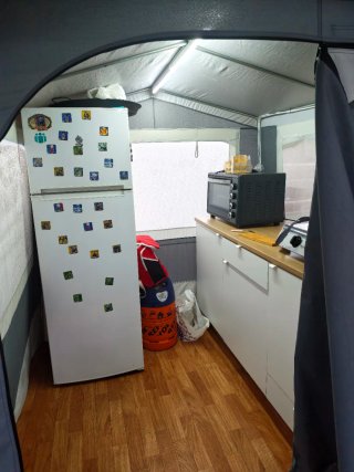 Cocina de camping 2x2